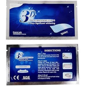 Tanden bleken stickers, whitening stickers, 3d tanden stickers, geschenkdoos