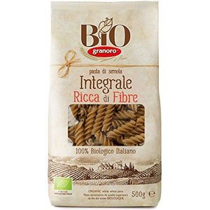 Volkoren fusilli pasta BIO 500 g Granoro