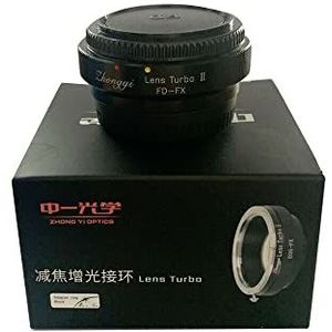 Zhongyi Mitakon Mitakon Lens Turbo Adapter Mark II voor Canon FD Lens naar Fuji X Mount Camera