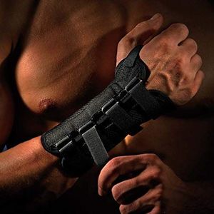 LP Support 535 ademende polsbandage - polssteun - handrail, kleur: zwart, grootte/zijde: L/links