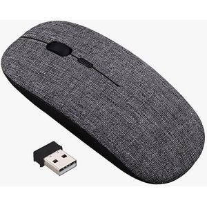 Draadloze muis, 2,4 ghz ultradunne USB-ontvanger, 1600 dpi stil ontwerp, geschikt voor laptop en tablet gaming