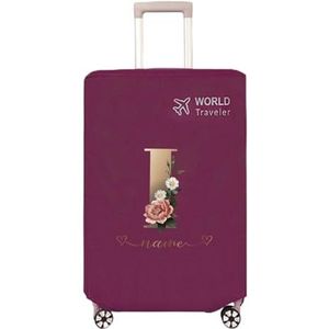 Kofferhoes, afdekking voor bagage, 26 letters, accessoires voor beschermtas, krasbestendig, afneembare waterdichte tas, bagage, 2name 15i, 61 cm