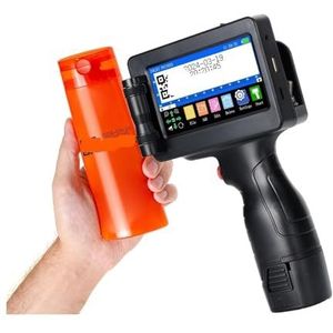 1755PLUS 12,7 mm handheld inkjetprinter, zonder inkt, tekst, QR-barcode, batchnummer, logo, datum, labelprinter Breed printmateriaal