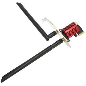 PCIE WiFi-Netwerkkaart, Snelle Verbinding PCIE Dual-band 1200Mbps 2.4G 5G Netwerkkaart voor Desktopcomputer