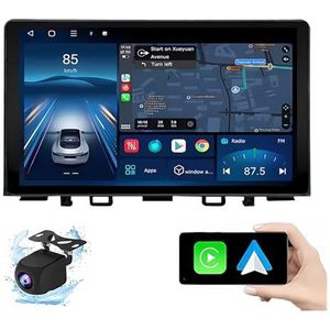 Android 14.0 2 Din Autoradio 9"" Touchscreen Auto Stereo voor KIA RIO 2016-2020 met Draadloze Carplay Android Auto GPS navigatie AHD Omgekeerd beeld Stuurwielbediening(P2(2G+32G))