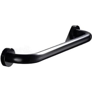 Badkamer Grab Bar Grab Rail, Grab Rails voor Badkamer Aluminium Badkamer Armsteun Handvat Bad Leuning Grijp Bar Veiligheid Handdoek Rack (zwart, 40cm)