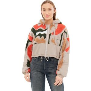 Johnny Urban - Carey - Sherpa-fleecejas - Beige - Uniseks - Korte Teddyjas met Capuchon