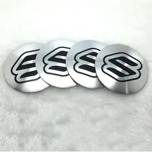 4 stuks auto naafdoppen sticker voor Suzuki iM-4 56.5mm wielnaafafdekking sticker badge logo naafdop velgdoppen waterdicht stof accessoires D