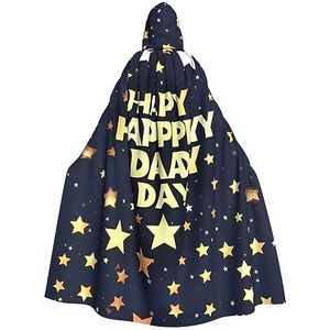 SSIMOO Stars And Happy Fathers Day Exquisite Vampire Mantel voor rollenspel, gemaakt voor onvergetelijke Halloween-momenten en meer