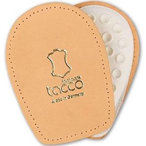 Tacco Footcare hielkussen, voetvriendelijke vorm, inlegzolen voor schoenen en laarzen, zelfklevend, hielkussen, hielsteun, schoeninlegzolen (41 - 43 EUR)