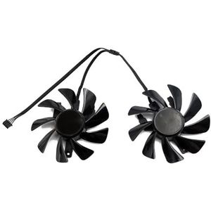 87MM FDC10H12D9-C RX6600XT 6600XT koelventilator voor Sapphire voor PULSE voor AMD voor Radeon RX 6600 6650 XT grafische kaart vervangende ventilatoren(DIY T129215SU)