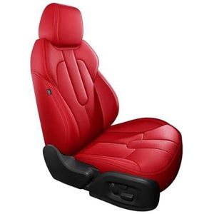 Beschermhoes Autostoel Voor Smart Voor Fortwo 451 453 Voor Forfour 450 Aangepaste Stoelhoes(Full Set-Red)
