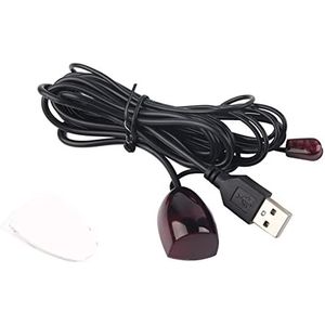 IR-repeaterverlenger, USB-infraroodafstandsbediening Verborgen Systeemkit, IR-verleng- en Ontvangerkabel, voor Thuis, Hotel en Andere Settopboxen Verborgen of Gedeeld Gebruik van