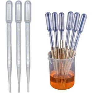 Laboratoriumpipet 100/500/1000 stuks 3 ml wegwerp-kunststof pipetten, oogdruppelaars, etherische oliën, wetenschappelijk en laboratoriumgereedschap (1000 stuks 3 ml)