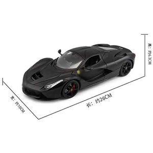 legering auto model speelgoed Voor Ferrari 1:18 gesimuleerde legering automodel modelornamenten gesimuleerde binnendeur kan worden geopend metalen model (Color : Monza red)