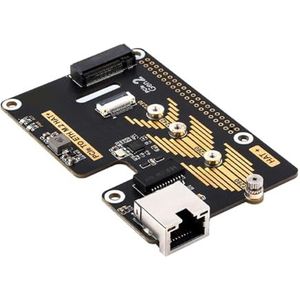 BFLKY PCIe Naar Ethernet HOED PCIe NVME Adapter 5Gbps Met 1000M Ethernet-poort En Ondersteuning NVMe Solid Disks RTL8111H Chip 5Gbps