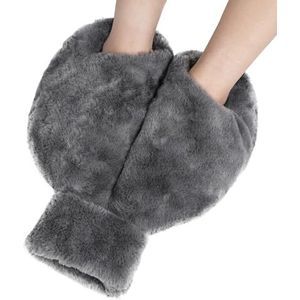 2 liter warmwaterkruik voor voeten, voetwarmer, super zachte en warme voetwarmer, voor dames/heren, geschikt voor binnen en buiten