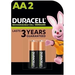 Duracell 2 oplaadbare batterijen AA Duracell DURALOCK