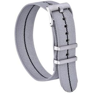 InOmak Canvas horlogeband 20/22mm elastische nylon horlogebanden, 22mm, Nylon