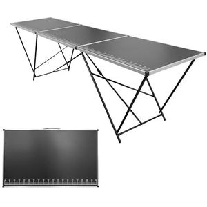 Beach & Pool - Behangtafel - Zwart - 300 x 60 cm - Opvouwbaar - Multifunctionele Tafel