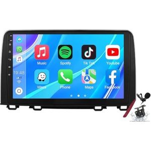 Android 14 Autoradio Stereo voor H-onda CRV (2017-2021) 9 Inch Touchscreen Multimedia Speler met Draadloze Carplay 2 Din GPS Sat Navigatie FM RDS Bluetooth 5G-WiFi SWC DSP,M100s