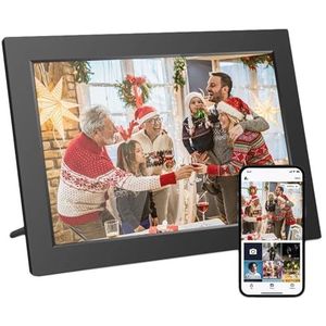WiFi Digitaal Fotolijstje 10.1 Inch 32GB Smart Digitaal Fotolijstje Met 1280x800 IPS HD Touchscreen Digitaal Lijstje Multifunctioneel