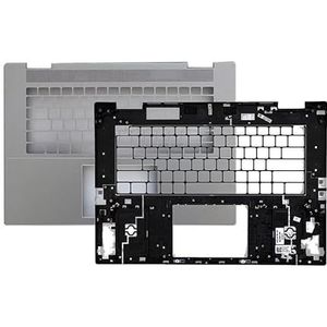 Zilveren handsteun bovenbehuizing compatibel met Dell Inspiron 16 PLUS 7630 Laptop 0MJGK6