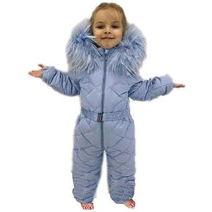 Keepmore Warm winterpak voor kinderen, eendelig sneeuwpak, waterdicht en ademend, geïsoleerd, licht, all-in-one pak, 58, 120（EU Bust 32inch）