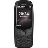 Nokia 6310 2024 Zwart, mobiele telefoon 2G, Dual SIM, iconisch design, 2,8 inch display, VGA-camera, lange batterij, uitbreidbaar geheugen, Bluetooth 5.0, draadloze FM-radio