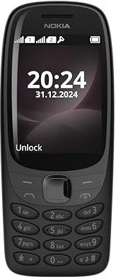 Nokia 6310 2024 Zwart, mobiele telefoon 2G, Dual SIM, iconisch design, 2,8 inch display, VGA-camera, lange batterij, uitbreidbaar geheugen, Bluetooth 5.0, draadloze FM-radio
