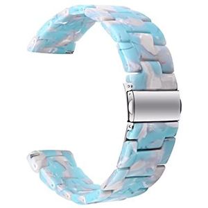 ENICEN Hars Watch Band Compatibel met Fitbit versa 3 / Fitbit Sense Smart Polsband Accessoires Dames Mannen Hars Armband Strap for Fitbit Sense (Color : Sky blue)
