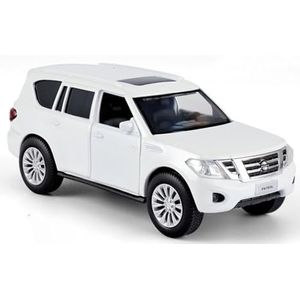 Prachtig Auto model 1:36 For Patrol SUV Legering Model Auto Speelgoed Gegoten Trek Speelgoed Voertuig For Kinderen Geschenken (Maat : White)