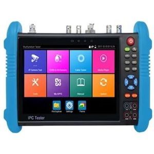 CCTV-tester, CCTV-monitortester, IPC-9800 CCTV Camera Tester 8MP AHD TVI SDI CVI 8K IPC Tester Met VGA PoE 7in RJ45 Kabel TDR Test UTP Kabel Tracer PoE-netwerktools(IPC9800ADHS Pro)