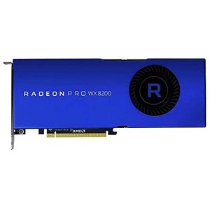 AMD - Radeon Pro grafische kaart WX8200-8 GB HBM2, PCIe 3.0, 4x Mini-DisplayPort, VR Ready