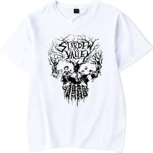 Stardew Valley Merch Tee Mannen Vrouwen Mode T-shirt Unisex Jongens Meisjes Cool Zomer Korte Mouw Shirts, Wit, M
