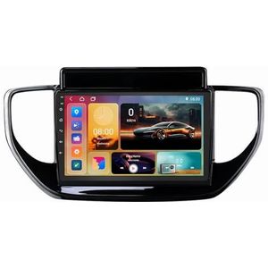 Android 15 GPS Navigation Stereo voor Hyundai Solaris 2 2020-2021 9 Inch 2 Din Car Stereo Radio met CarPlay AHD Omgekeerd beeld Bedieningselementen op het stuur(A1 1G+32G)