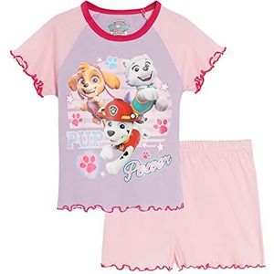 Paw Patrol Meisjes Korte Pyjama Skye Everest Kids Shortie Pjs Set Nachtkleding, Lila/Roze, 18-24 maanden