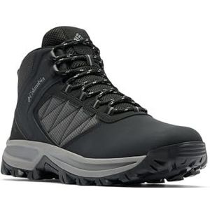 Columbia Transverse Wp waterdichte trekking- en wandelschoenen voor heren, Zwart Ti Grijs Staal, 48 EU