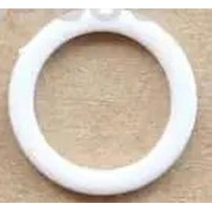 20 stuks/l (5 maten) BH-gespen, binnengespen, kunststof knopen voor ondergoed, accessoires (ss-3050)-12 mm, wit 0