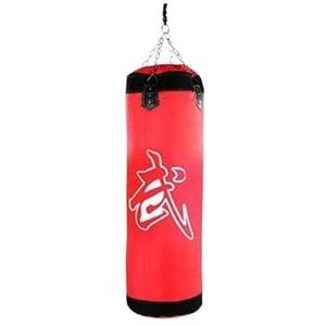 Bokszak bodybuilding ongevuld boksen opknoping ponsen zandzak doos kickboksen vechtsporten vechten karate fitness punch workout zandzak bokszakken (kleur: 60 cm)