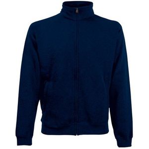 Fruit of the Loom Mens Sweatshirt Jacket (L) (Deep Navy)