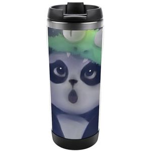 Kikkerhoed Panda Grappige Reizen Koffie Mokken Dubbele Muur Theekop Voor Kantoor Geschenken