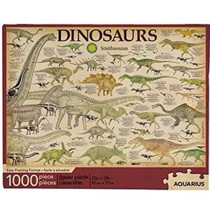 AQUARIUS 65311 Smithsonian Dinosaurs 1,000pc Puzzle