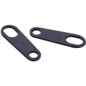 Mistlamp bevestigingsbeugel Motorfietslamphouder Indicator 1 paar Accessoires Zwarte Vervangende Schokdemperbeugels Richtingaanwijzer lichtbarhouder