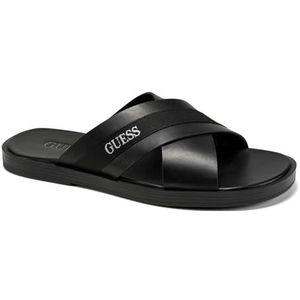 GUESS Heren Banlin sandalen, zwart 001, 45 EU