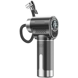 Bandenpomp, Elektrische Auto Luchtpomp Draagbare Compressor Oplaadbaar For Digitale Motorfiets Fiets, Luchtpomp voor dubbel gebruik