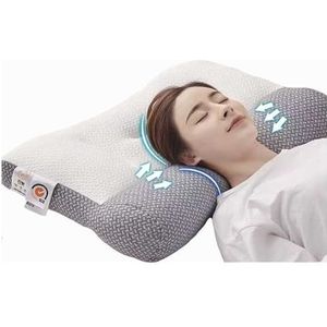 HINNVCL 2024 Super ergonomisch kussen voor slaapapneu, neksteunkussen, slaapapneu, orthopedisch diepslaapkussen, ergonomisch kussen voor nek en schouder