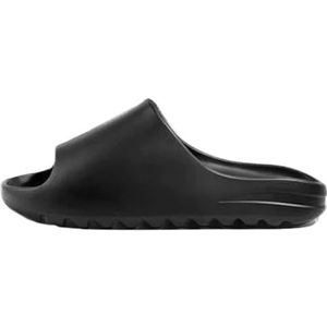 Dames herenslippers Slippers zomer buiten strand sandalen Dames casual schoenen Heren slippers Heren sandalen (Color : Black, Size : 37(Foot 22.5cm))