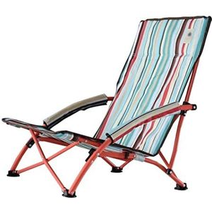 Camping Stoel Strand Camping Stoel Draagbare Klapstoelen Vissen Stoel Zetel Oxford Doek Lichtgewicht Zetel Metalen Vrijetijdsstoel Klapstoel (Color : B)