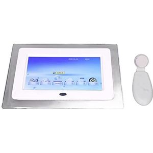 Digitale Fotolijst, 100‑240V 800x480 Elektronische Fotolijst Instelbare Snelheid met Controller voor Thuisgebruik (EU-stekker)